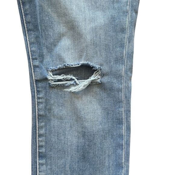 Good American Good Waist‎ Jeans 8 / 29 Blue High Rise Skinny Distressed Grunge - Picture 6 of 14
